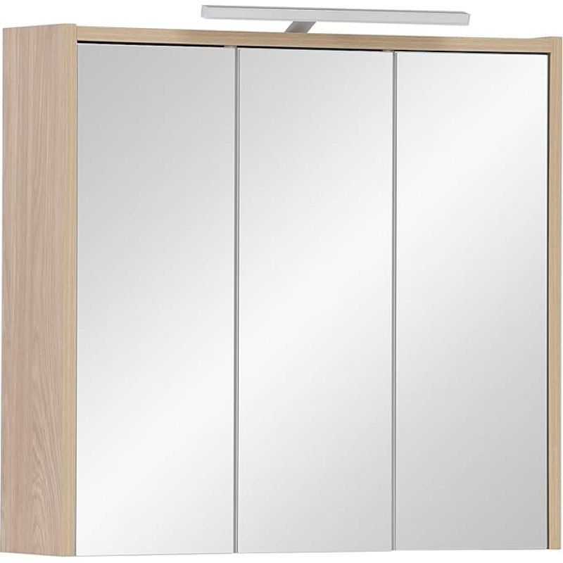 Schildmeyer Juba 151290 Mirror Cabinet Light Oak Decor 65 x 16 x 60 cm