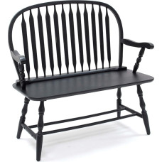Carolina Chair & Table A42-36 Entrance Bench Antique Black