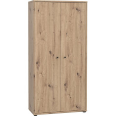 FORTE Tempra 2 Chest of Drawers with 2 Doors, Engineered Wood, Artisan Oak Style, 73.7 x 149.5 x 34.8 cm (W x H x D)