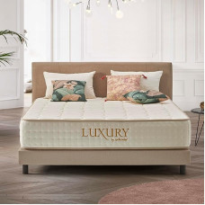 Naturalex - Mattress 160 x 200 cm - Luxury - Cold Foam Mattress 30 cm High - H4 - Ergonomics + Hypoallergenic + Reversible - Latex Blue 7 Zones - Oeko-Tex Certified