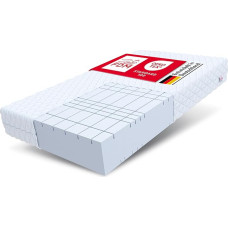 FDM Mattress 140 x 200 cm Hardness H4 Height 24 cm Cold Foam Mattress HR Foam 7 Comfort Zones with Hypoallergenic Washable Premium Cover Oeko-Tex Pearl Max Plus