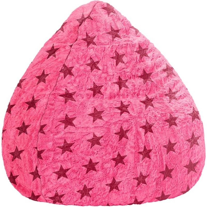 Sitting Point Fluffy Stars Bean Bag