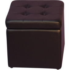 Heinz Hofmann 4445.S Cube Seat Imitation Leather 41 x 41 x 40 cm Black