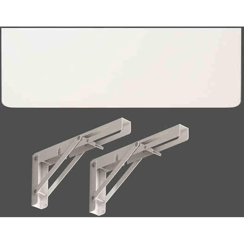 Wandmontierter faltbarer Wäschektisch, platzsparend, zusammenklappbar, Schreibtisch für Zuhause, Büro, Arbeitszimmer oder Küche, 100 x 40 cm, langlebige und vielseitige Werkbank