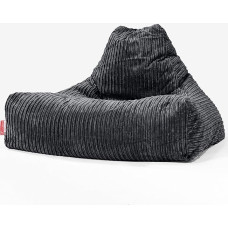Lounge Pug Bean Bag Lounge Chair, Cord, Black