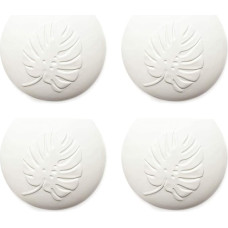 Wall Vase Humidifier Set of 4 Ceramic Botanical Flat for Attaching to Radiator Heater Water Evaporator Diffuser a1658