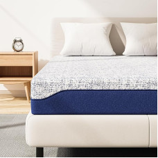 BedStory Mattress 90 x 200 cm, 2 Hardness Levels H3-H4 & H5, 20 cm High, Gel Memory Foam Cold Foam 7-Zone Foam Mattress with Washable Cover, Oeko-Tex Certified