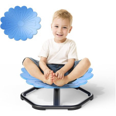 Tanniws Carousel Children's Swivel Chair, 360° Balance Board, Children's Sensory Swivel Chair, Autism Toy for Trains Body Coordination and Balance for Boys and Girls