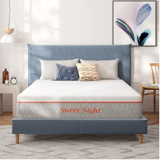 Sweetnight Mattress 180 x 200 cm Cold Foam Mattress Height 22 cm Hardness H4 & H3 Ergonomic 7-Zone Oeko-Tex Certified Rolled Mattress Comfort Breathable with Washable Mattress Cover