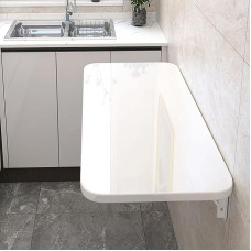 Space Saving Dining Table, Folding Floating Desk for Small Spaces - Laundry Folding Table, Folding Table, Kitchen and Dining Solution