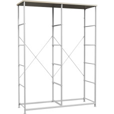 YITAHOME Chest of Drawers with 10 Drawers Fabric Storage Chest of Drawers Industrial Style for Bedroom, Living Room, Children's Room, Hallway, Storage Cabinet (Beige)