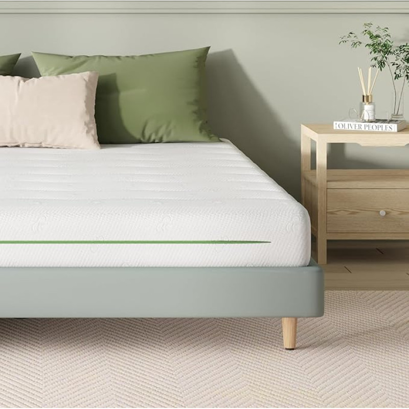 Novilla Matratze 140x190cm H2&H3 Kaltschaummatratze 7 Zonen Schaumstoff Rollmatratze Bambusfasern Atmungsaktiv Oeko-Tex 16cm