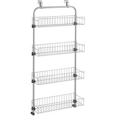 Metaltex Baskets@Door Door Shelf, Silver, 45 x 17 x 103 cm