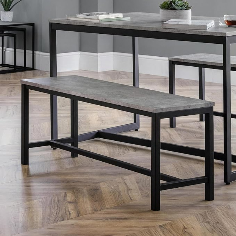 Julian Bowen Staten Concrete Effect Bench