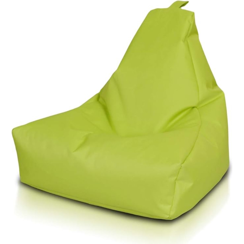 Ecopuf Keiko S Bean Bag - Outdoor and Indoor Bean Bag Made of Polyester with Anti-Loss Zip - 75 x 70 cm