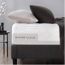 ZINUS Winter Cloud Memory Foam Mattress, Adaptable 7-Zone Mattress, 90 x 200 cm, Height 30 cm, H3-H4 Medium Firm, Rolled Mattress, Oeko-Tex