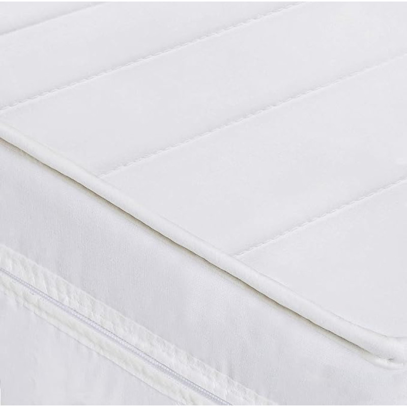 Mister Sandman, Bequeme Matratze 140x190 aus Kaltschaum, Matratze atmungsaktiv, Mikrofaserbezug waschbar, Geeignet als Kindermatratze, Gästematratze, Versand als Rollmatratze