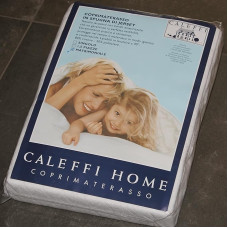 Caleffi Mattress Protector Waterproof Breathable & Durable - Mattress Topper Washable at 40°C - Mattress Protector 90 x 200 - Mattress Protector 130 x 200 - Mattress Protector 180 x 200 cm