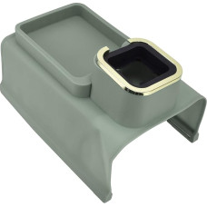 Uxsiya Couch Drink Holder, Sturdy Sofa Arm Tray, Durable Silicone Body, Practical for Balcony, Home Supplies, Couch Cup Holder (Improved Green)