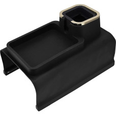 Couch Drink Holder, Sofa Armrest Tray, Silicone Anti-Spill and Non-Slip Sofa Drink Holder for Remote Control, Snacks, Mobile Phone, Earphones, Gift for Mum, Dad, Grandma or Grandpa, Black