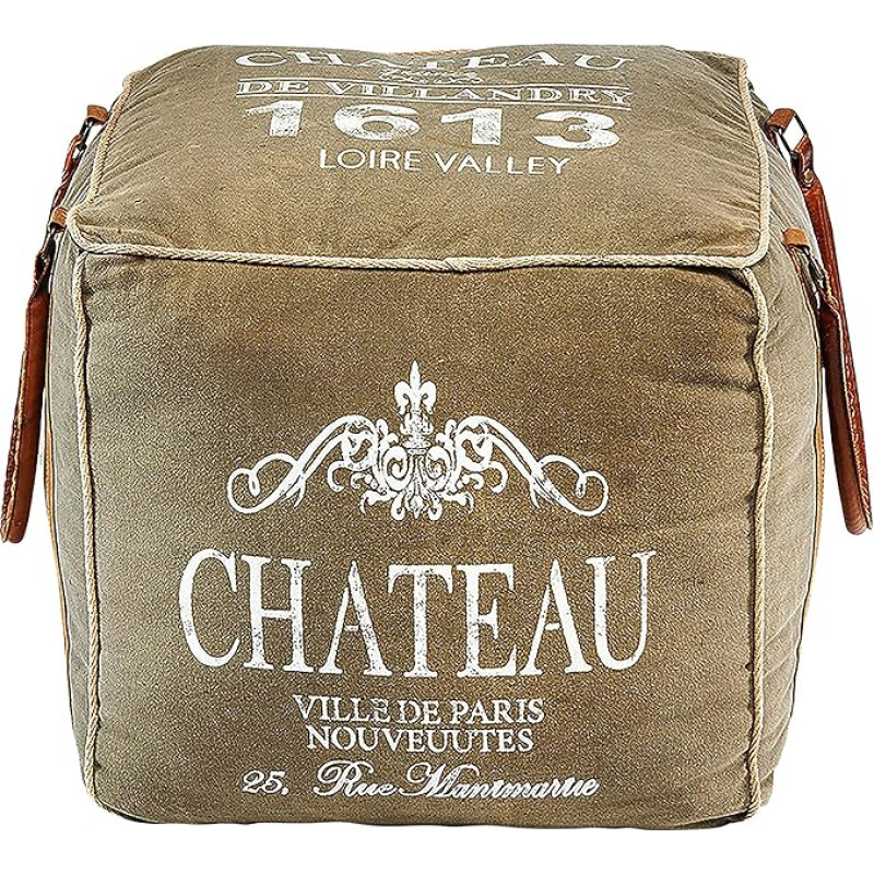 Kobolo Chateau Canvas Seat with Appliqués