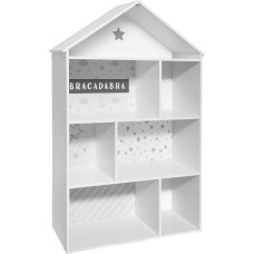 Atmosphera - Children's Bookcase in House Shape - Grey - Grey