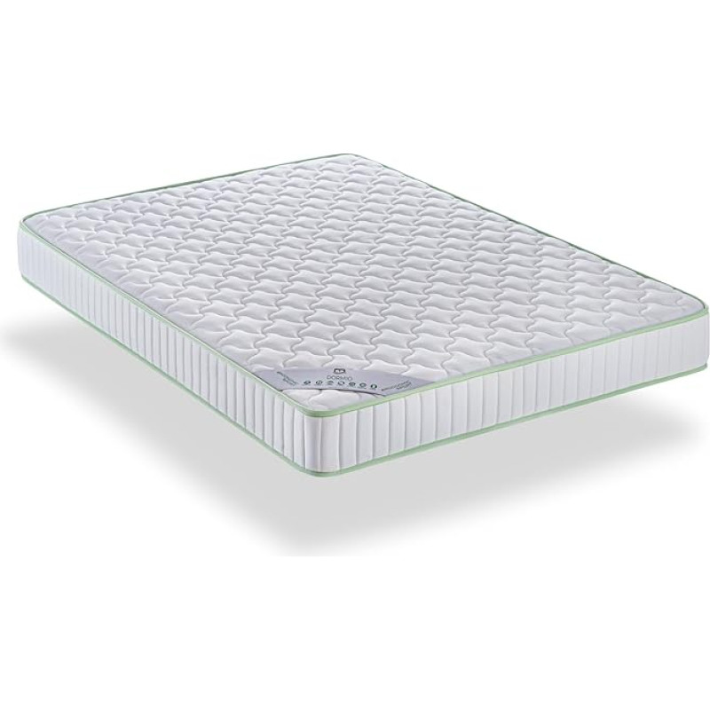 Dormio Ergonomic Sport Eliocel Mattress, Adaptable for Nest Bed, Anti Deformation, 135 x 200 cm, Height 14 cm