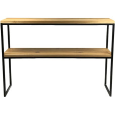 Solid Wood Console Sofa Table with Shelf for Living Room Entrance Slim Tall Sofa Side Table for Hallway Modern Furniture for Home Decor