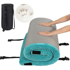 REDCAMP Camping Memory Foam Mattress, Portable Roll Up Travel Mattress Sleeping Pad with Carry Bag for Floor Grey 191x76 /191x97 cm