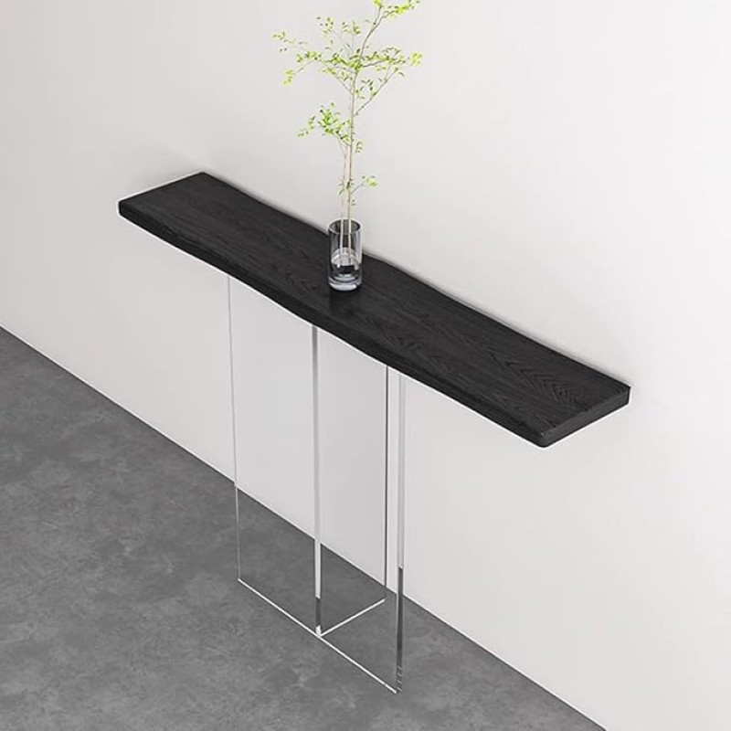 Slim Solid Wood Console Table for Modern Style, Living Room Decoration, Slim Sofa Table with Long Cash Legs, Console for Small Spaces, Hallway Furniture
