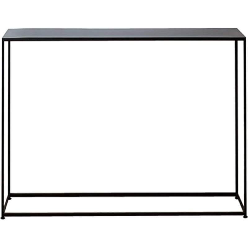 Narrow Metal Console Sofa Table for Hallway Entrance Display Tall Side Table Display Stand for Living Room Decor