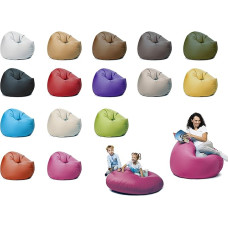 Sunnypillow XL Bean Bag with Filling, 100 cm Diameter, 2-in-1 Function for Sitting and Lounging Outdoor and Indoor for Children and Adults, Various Colours and Sizes Available