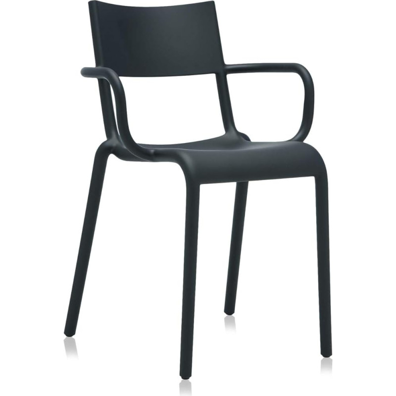 Kartell 581409 Generic A Chair, Black, 52.5 x 52 x 79 cm