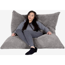 XL Classic Cord Bean Bag - Steel