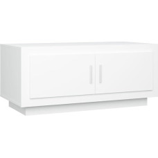 vidaXL Coffee Table with Storage Space Side Table Living Room Table Coffee Table Sofa Table Tea Table Living Room White 102 x 50 x 45 cm Wood Material