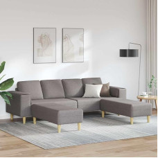 INLIFE Sofa Set 3 pcs Taupe Stoff,Möbel,Sofas,Taupe,58.2 KG,3335117
