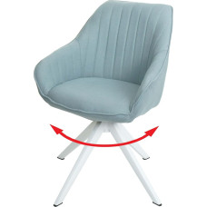 HWC-K27 Dining Room Chair with Armrests Rotatable Fabric / Textile Mint Green