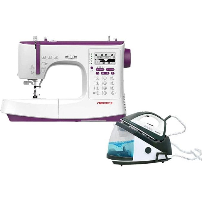 Necchi NC-204D arvutipõhine õmblusmasin + laiendatud laud