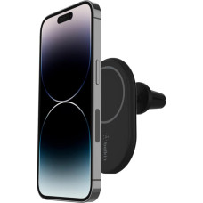 Belkin BoostCharge juhtmevaba magnetiline autotelefoni hoidik, autolaadija, autolaadija, ühildub MagSafe-toega iPhone 16, iPhone 15, iPhone 14, iPhone 13, iPhone 12 (koos kaabliga)