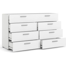 Sideboard Cupboard Chest of Drawers White with 8 Drawers 70073–49 Pepe