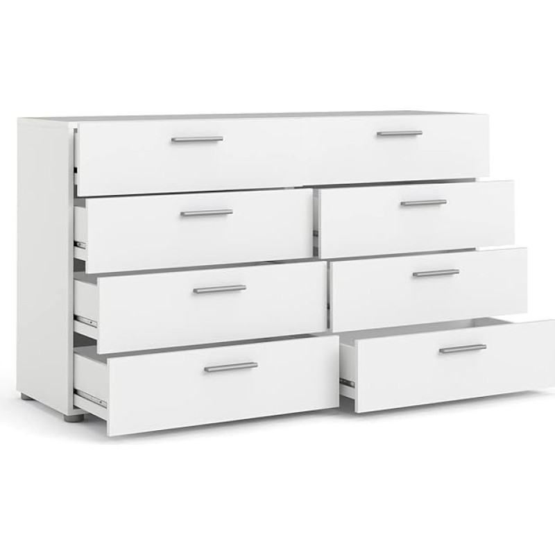 Sideboard Cupboard Chest of Drawers White with 8 Drawers 70073–49 Pepe