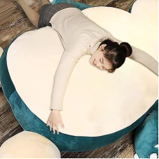 Giant Bean Bag Chair Cover (no fillings) Large Size 150/200 cm Animal Pillow Duvet Cover Plush Toy for Children Girlfriend Birthday Gifts (Sleep, 200 cm)