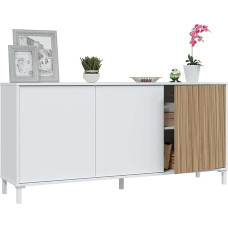 Habitdesign Ethna White Artik and Nature Living Room Sideboard Modern Style 154 x 74 x 40 cm