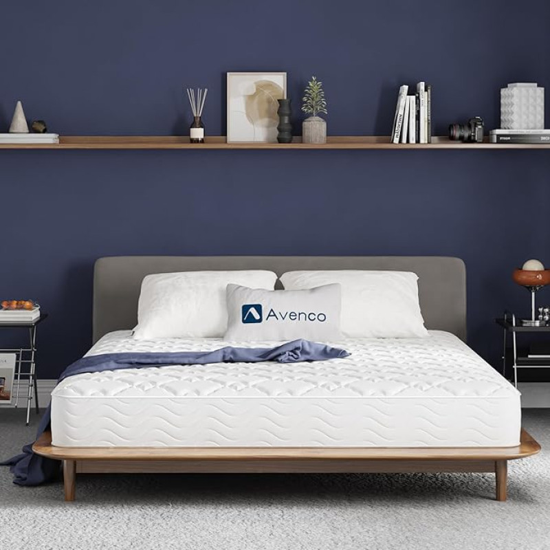 Avenco Matratze 140x190 H3 Taschenfederkernmatratze 7 Zonen Matratze Öko-Tex CertiPUR US Federkernmatratze 20cm Mittel