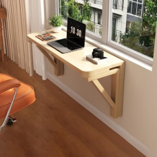 Wandmontierter Tisch, platzsparende Drop-Leaf-Werkbank für Waschküche, kleiner klappbarer Esstisch für kompakte Räume