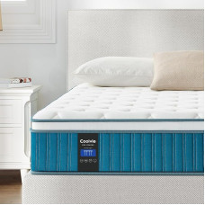 Coolvie Mattress 180 x 200 cm in the Box, 7-Zone Hardness H2 & H3, 26 cm Orthopaedic Pocket Spring Mattress with Back-Relieving Memory Foam, Oeko-Tex Certified for Children and Adults