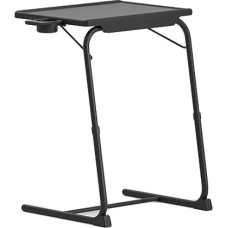 Höhenverstellbarer Klapptisch – tragbar mit Getränkehalter, ideal für Laptop im Wohnzimmer und Heimbüro