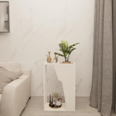 Modern Slim Sofa Table - Industrial Console Accent Table with Metal Legs - 55cm Entrance Table for Living Room & Hallway - Stylish Black Design