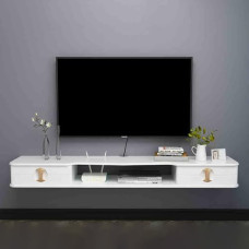 Moderne Konsole Flur Tisch Marmor & verspiegeltes Eingangsregal Stilvoller Sofatisch für Wohnzimmer Rechteckiger & runder Sockel Wandmontage TV-Ständer Medien-Speicherlösung