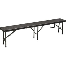 Bench Levante Black cm. 180 x 25 x 43H